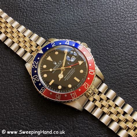 rolex gmt msrp hand sta k|rolex gmt 16750.